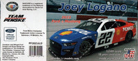 Joey Logano 2023 Ford Mustang (1/24 Scale) Vehicle Model Kit