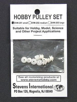 Assorted Small Plastic Pulley Set
