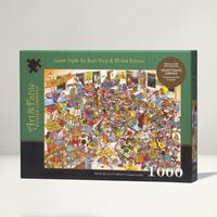 Game Night by Bart Slyp & Elvira Errico (1000 Piece) Puzzle