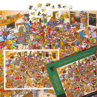 Game Night by Bart Slyp & Elvira Errico (1000 Piece) Puzzle