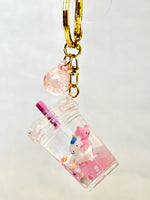 Bear Riding Unicorn Floaty Key Charm