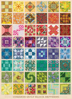 Common Quilt Blocks (1000 Piece) Puzzle