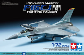 Lockheed Martin F-16CJ (Block 50) Fighting Falcon (1/72 Scale) Plastic Aircraft Model Kit