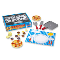 Wooden Flip & Serve Play Food Pancake Set