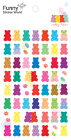 Gummy Bear Gel Stickers