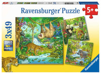 Jungle Fun (3x49 Piece) Puzzle