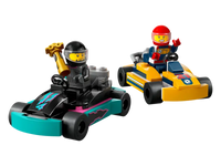 LEGO City Go-Karts and Race Car Drivers