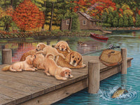 Lazy Day on the Dock (275 Large Format Piece) Puzzle