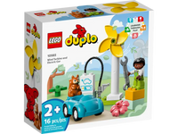 Lego Duplo Wind Turbine and Electric Car