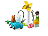 Lego Duplo Wind Turbine and Electric Car