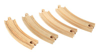 Large Curved Wooden Tracks