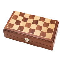 8" Magnetic Travel Wood Chess Set