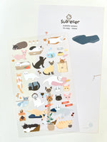 Meow! Kitty Cat Flat Stickers