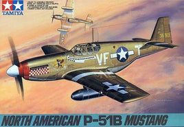 Tamiya North American P-51B Mustang (1/48 Scale) Plastic Aircraft Model Kit