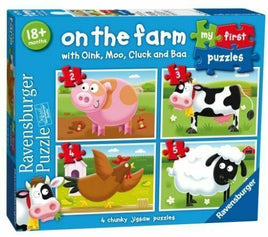 My First Puzzle: On the Farm 2/3/4/5 Progressive Puzzle