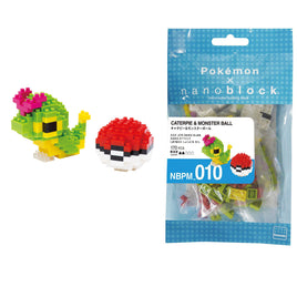 Nanoblock Pokémon Series: Caterpie & PokeBall