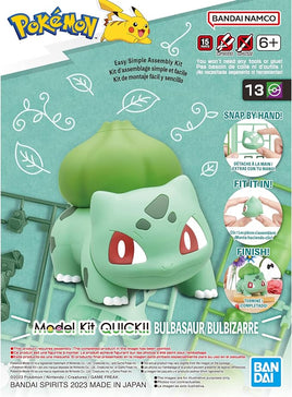 Pokemon Quick!! Bulbasaur Plastic Model Kit