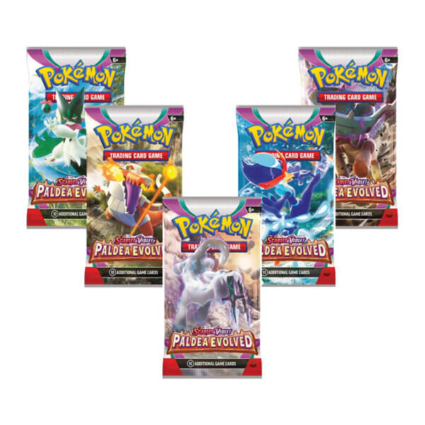 Pokemon TCG Scarlet & Violet Paldea Evolved Booster Pack| Eugene Toy & Hobby Pokemon TCG Scarlet & Violet Paldea Evolved Booster Pack| Eugene Toy & Hobby