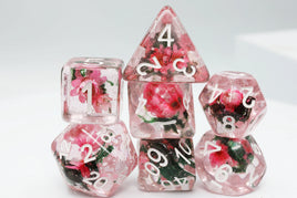 Carnation Love Polyhedral Dice Set (7)