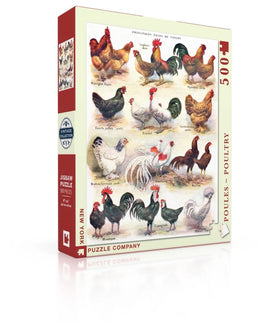 Poules ~ Poultry (500 Piece) Puzzle