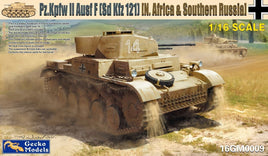 Pz.kpfw II (Sd.Kfz. 121) Ausf. F (North Africa & Italian Front) (1/16 Scale) Plastic Armor Model Kit
