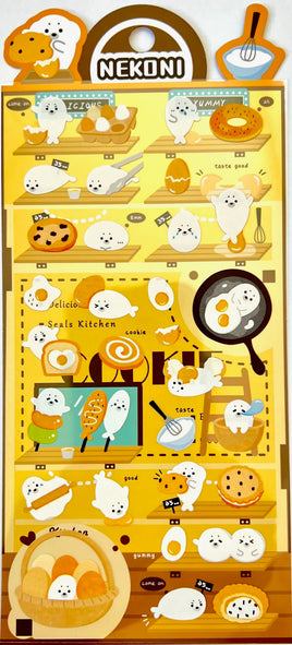 Seal Bakery Flat Stickers