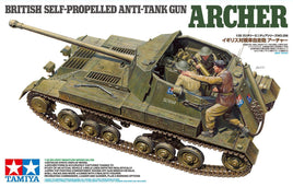 British Anti Tank Gun Archer Self Propelled (1/35 Scale) Plastic Military Kit