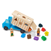 Wooden Shape Sorting Dump Truck