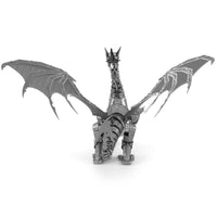 Iconx Silver Dragon Metal Earth Model Kit