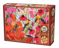 Springtime Goldfinches ( 275 Large Format Piece) Puzzle