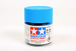 Tamiya Color X-14 Sky Blue Gloss Acrylic Paint 23mL TAM81014