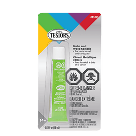 Testors' Cement for Wood and Metal (Carded) TES281221