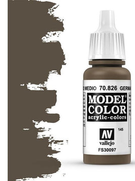 German Camouflage Medium Brown (#145) Model Color Acrylic Paint 17 ml