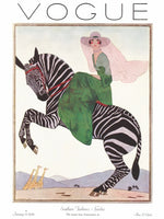Vogue Lady on a Zebra (500 Piece) Puzzle