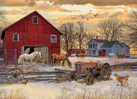 Winter on the Farm (1000 Piece) Puzzle