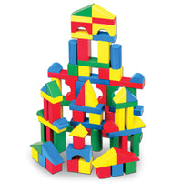 100 Wooden Blocks Building Set