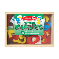 Wooden Magnetic Numbers