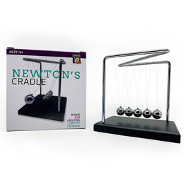 Newton's Cradle with Wooden Base