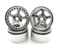 1.9" Alum. Beadlock Rims (4 pc) (SILVER) RCE3466