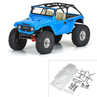1979 Toyota Land Cruiser FJ40 Clear Body with Trail Cage & Scale Molded Accessories for 12.3"" (313mm) Wheelbase Scale Crawlers PRO362300