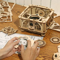 3D Mechanical Wooden Puzzle: Classic Gramophone