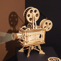 3D Mechanical Wooden Puzzle: Projector / Vitascope