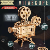 3D Mechanical Wooden Puzzle: Projector / Vitascope