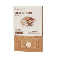 3D Modern Wooden Puzzle: Accordion