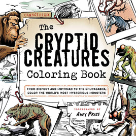 Cryptid Creatures Coloring Book