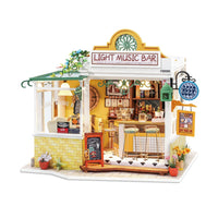 DIY Miniature  House Kit Light Music Bar