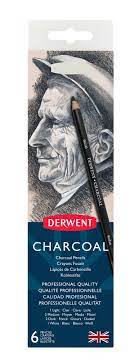 Charcoal Pencil Set in a Tin - 6 Piece