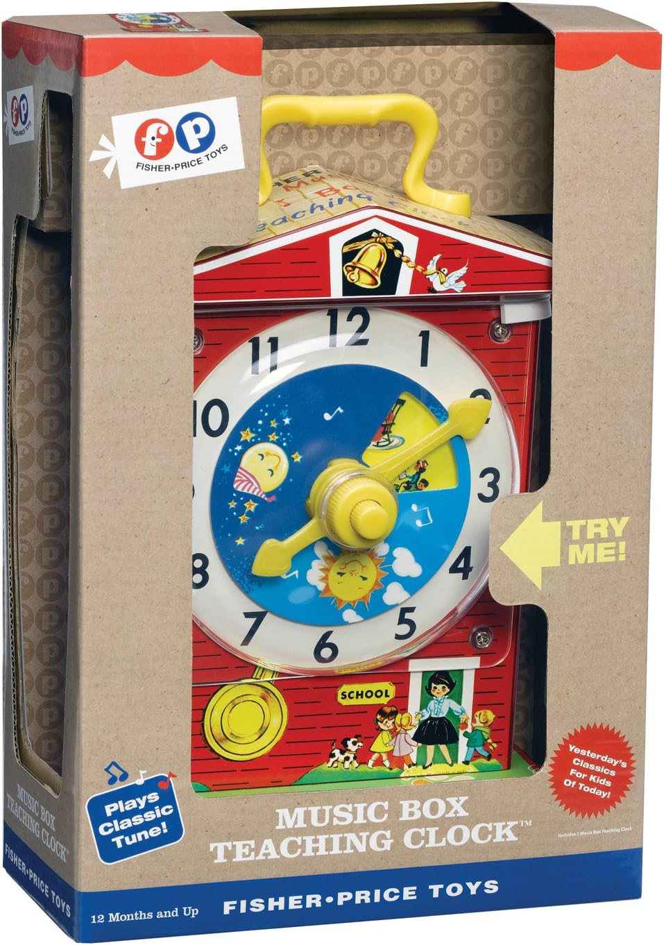 Fisher Price Teaching Clock| Eugene Toy & Hobby
