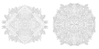 Floral Mandalas Coloring Book (Calm Coloring: Natural Wonders)