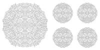 Floral Mandalas Coloring Book (Calm Coloring: Natural Wonders)